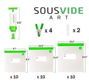 Vacuum composite packaging bag (Option: Green-26x34CM)